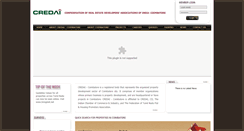 Desktop Screenshot of credaicoimbatore.com