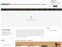 Tablet Screenshot of credaicoimbatore.com